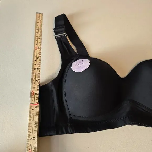 Daisiying Wireless Padded Bra Women's 42 / 2 Pack Black & Pink NWT - Picture 10 of 16